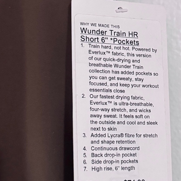 High-Rise Short with Pockets - Picture 4 of 7